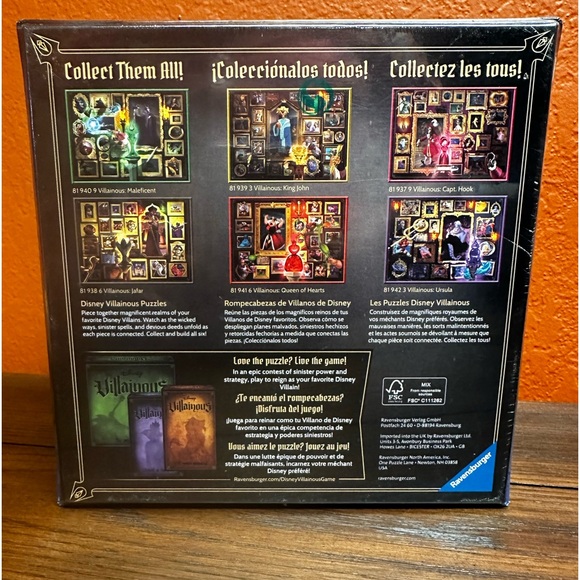 New Ravensburger Disney Villainous Maleficent Jigsaw Puzzle 1000 Pieces SEALED - Picture 2 of 4